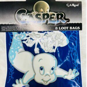 2 Pks Casper Friendly Ghost Treat Bags 8/pk NEW